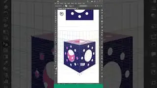 How to use Perspective Tool in Illustrator 3/3 #tutorial #shorts