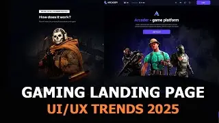 Gaming Landing Page UI/UX Trends 2025 | Best Ideas & Inspiration