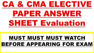 CA Final Elective Paper 6A Risk Management Answer Sheet Evaluation #icai #riskmanagement #icmai #ca