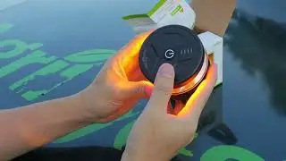 LED beacon light with magnetic base, 7 flashing modes, and USB-C charging for roadside emergencies!