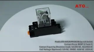 DPDT Electromagnetic Relay with 12/24/110/220V coils
