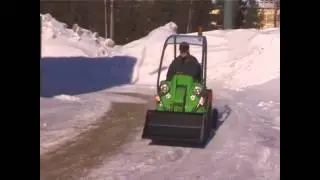 Avant hinattava hiekoitin