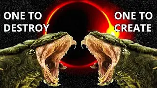 Twin Serpents of Chaos: One Creates the World, the Other Destroys it -- Egyptian Mythology.