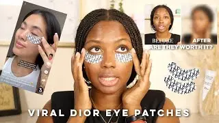 VIRAL LIMITED EDITION DIOR EYE REVIVER PATCHES | JUST FOR LOOKS? | Niara Alexis