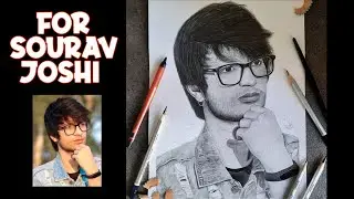 For @SouravjoshiArts  and his fans❤/@souravjvlogs  sketch😍/  #shorts #souravjoshi