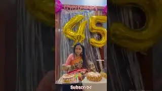 Comedian Ali wife Zubeda Ali 45 Birthday celebration latest video &hearts;️ #shorts #filmydunia