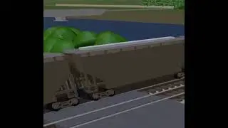 Roblox Railfanning 47: CNW GP9(?) + H2 BNSF lashup