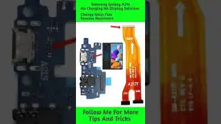 Samsung Galaxy A21S No Charging No Display Solution | Mobile Repair Fix | Advance Tech