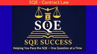 SQE Success Channel - Pass your SQE Exam at your first attempt.