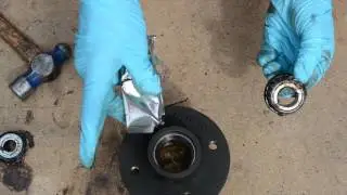 How to replace small trailer taper roller wheel bearings