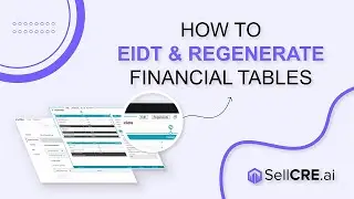 How to Edit & Regenerate Financial Tables in the Editor