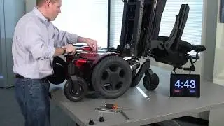 How long does it take to change out two Quickie Pulse batteries