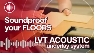 Acoustic Underlay for LVT. Our dB Matting and Jumpax System under Luxury Vinyl Tile
