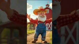 Old MacDonald Had a Farm &ndash; Fun 3D Cartoon Song for Kids | E-I-E-I-O 🎵#OldMacDonald #NurseryRhymes