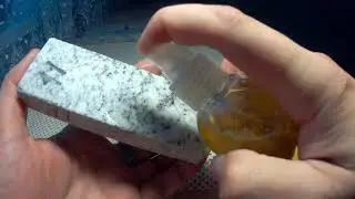 Тест- обзор природных точильных камней из Дагестана, Россия. Часть 1.