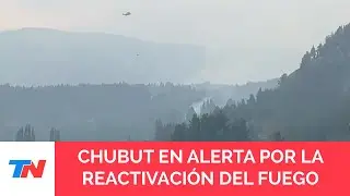 INCENDIOS EN CHUBUT: hay familias evacuadas y esperan las lluvias para sofocar las llamas