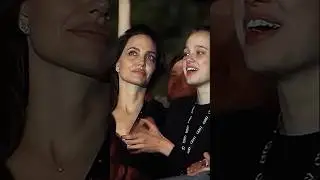 Angelina Jolie & Her Daughter Shiloh attended a Maneskin Concert. #angelina #m&aring;neskin #hollywood