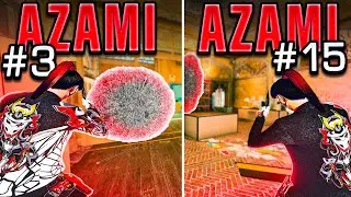 15 *BEST* AZAMI SETUPS on BORDER - Rainbow Six: Siege