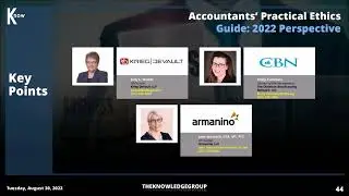 Key Points Segment: Accountants&rsquo; Practical Ethics Guide CPE Webcast