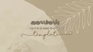 ♡ aesthetic intro with matching outro ♡  |no credit needed | temp #1 | lazydaze