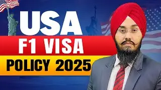 USA F1 STUDY POLICY 2025 | STUDY VISA UPDATES 2024 | USA CANADA UK