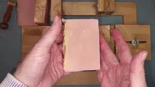 Unwind with Rose Gold Soap Being Cut