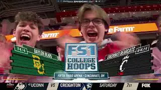 NCAA Basketball on FS1 intro Baylor @ Cincinnati