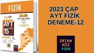 Çap Yayınları Ayt Fizik Denemeleri-12 Deneme (2023)