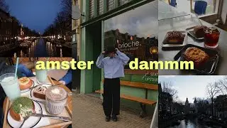amsterdam travel diary 🇳🇱🚲🧇 | cycling, pasteries, and exploring the city 🌃 
