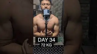 Day 34 of Skinny to Fit Journey | Milind Vedi #bulking #fitnessjourney #fit #yosho #strongnotskinny