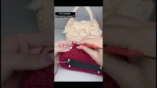 so Beautiful**Crochet phoenix flower bag tutorial #crochet