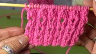 FANTASY KNITTED STITCH BY MARICITA  #1 #crocheted #knitted  #bolero #band #crochet #h&auml;keln #stricken