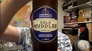 Gold Muddler - #GoldenAle | Andwell Brewing Co | #BritishAle