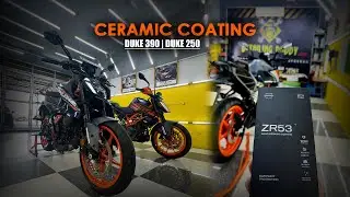 Ceramic Coating on my 2024 KTM Duke 390 and Duke 250 | 3 YEARS WARRANTY | Nasiol ZR53