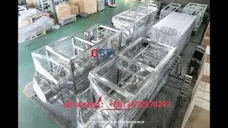  4 sets of 30 tons ammonia solid tube ice machine produce in #CBFI and and going to pack and load