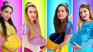 As princesas estão grávidas de 9 meses!