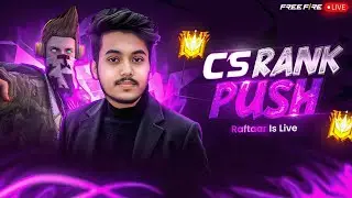 🔴[LIVE] CS RANK PUSH IN PANNEL LOBBY 👿|| RAFTAAR FF LIVE 🔥