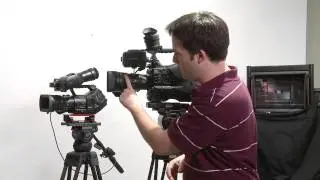 Настройка заднего фокуса на камере XDCAM EX