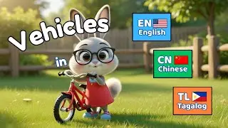 Vehicles Car l Bus l Plane l Train l Bike ✨ English ✨ Mandarin Chinese (中文) ✨ Filipino / Tagalog