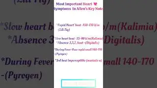 Heart Remedy In Homeopathy||Allen's Key Note||Heart Medicine||Kalmia||Lilium Tig||Muriatic Acid