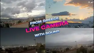 LIVE CAMERA FROM ATHENS, GREECE WITH SOUND