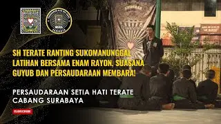 SH Terate Ranting Sukomanunggal Latihan Bersama Enam Rayon, Suasana Guyub dan Persaudaraan Membara!