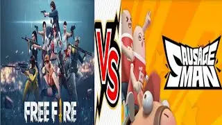 free fire vs sausage man// old game vs new game //28 August 2021