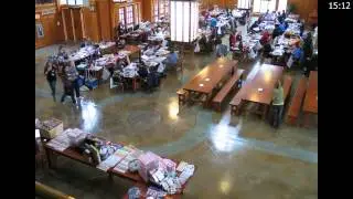 MS Charity Scrapbooking Crop timelapse (Feb 9, 2013)
