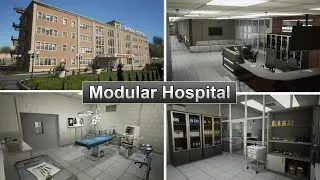 UE5 Unreal Engine 5 Modular Hospital UE5 ( Unreal Engine 5 / Unreal Engine 4 )