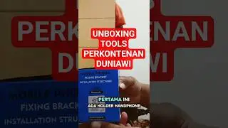 Unboxing Tools support buat perkontenan duniawi 😁🙏#bracket #antigetar #holderhp #motovlog