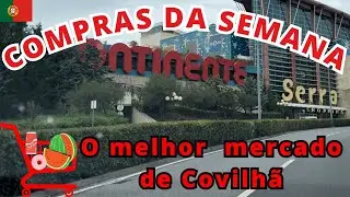 COMPRAS DA SEMANA NO MERCADO CONTINENTE  🛒  PORTUGAL + QUANTO GASTAMOS?