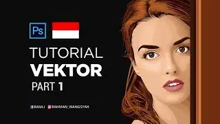 Tutorial Vector Photoshop - Membentuk Garis Wajah Bahasa Indonesia (Part1)