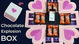 How to make chocolate Explosion box🎁🍫
