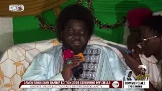 2éme partie Cérémonie officielle Gamou Taïba Sany Gambie 2025